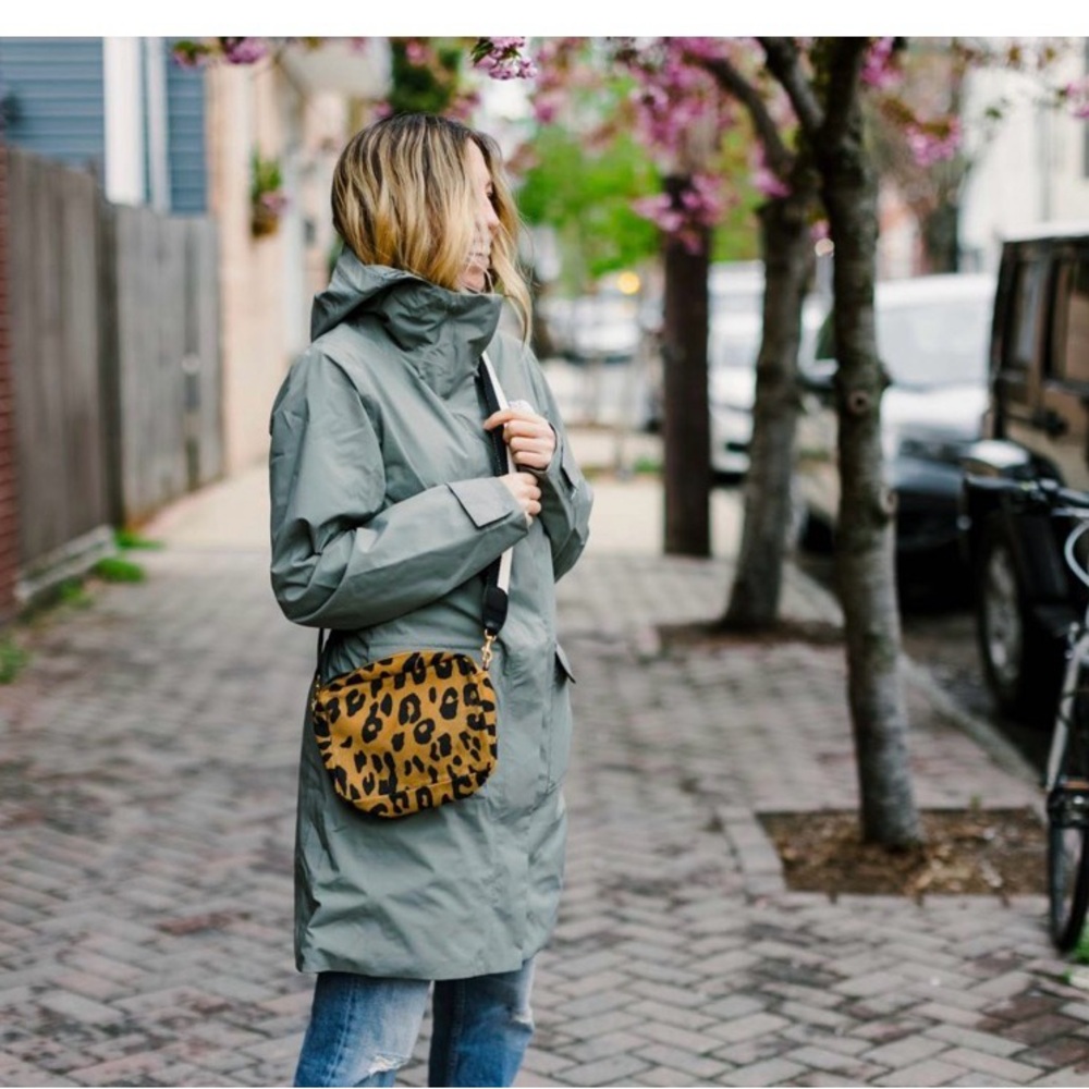 North Face Rain Coat Sage Green